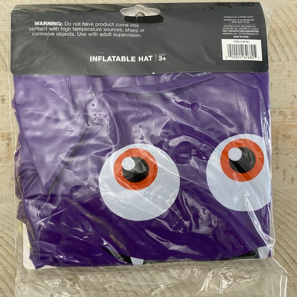 HALLOWEEN CHILD SPIDER and BAT INFLATABLE HATS SET - Picture 5 of 7